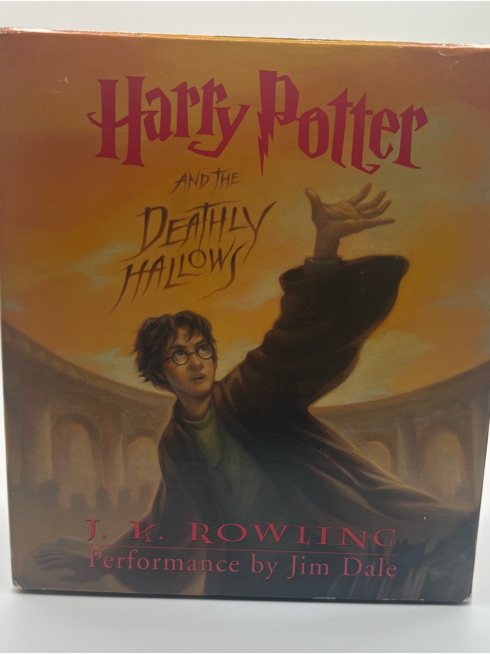 Harry Potter and the Deathly Hallows – Orange Audiobook CD Set by